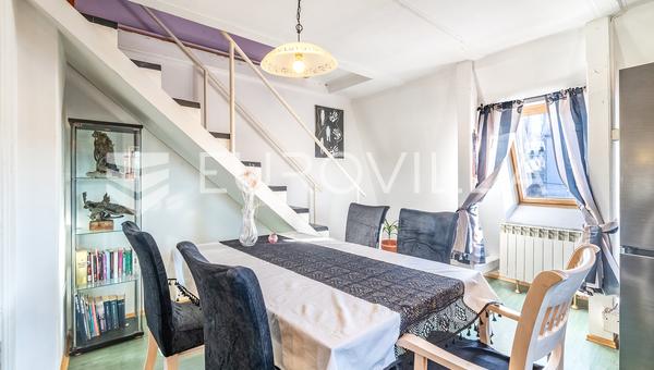 Zagreb, Kruge, viehättävä kaksitasoinen kolmen makuuhuoneen huoneisto, 115 m²
