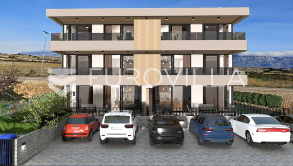 Pag, Povljana, apartamento de dos habitaciones en un edificio nuevo y moderno