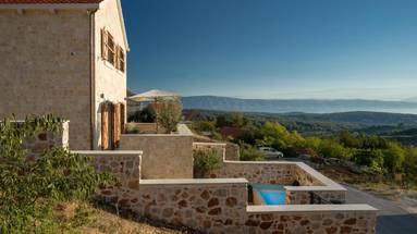 Hvar, stone designer villa in an exceptional location