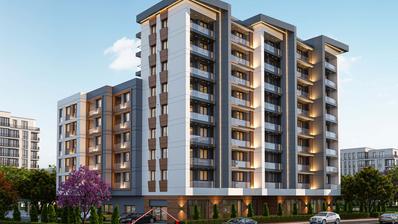 Zagreb, Borovje, en luksuriøs ettromsleilighet på 52 m², NYBYGG