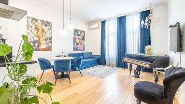 Zagreb, Ilica, moderne leilighet med ett soverom i sentrum, 42 m²
