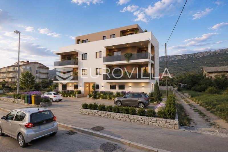 Kastel Kambelovac, nuova costruzione, lussuoso attico con due camere da letto e vista panoramica sul mare, 84 m² - 4