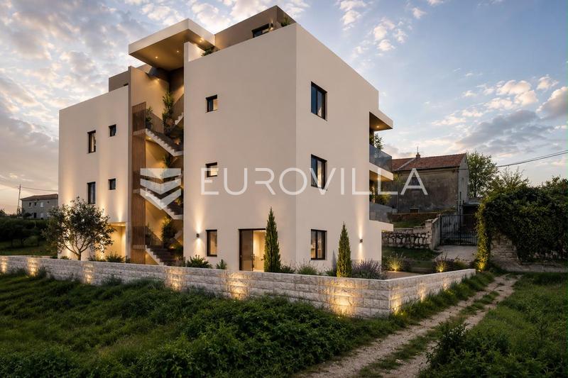 Kastel Kambelovac, nuova costruzione, lussuoso attico con due camere da letto e vista panoramica sul mare, 84 m² - 5