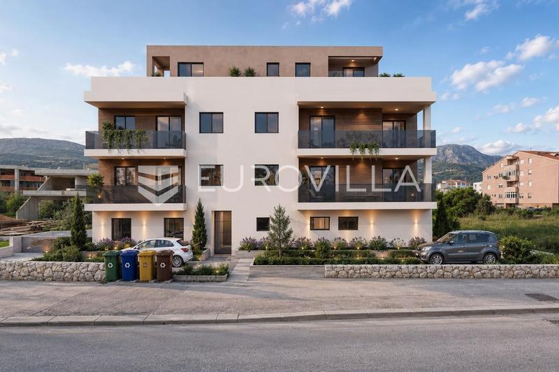 Kastel Kambelovac, nuova costruzione, lussuoso attico con due camere da letto e vista panoramica sul mare, 84 m² - 2