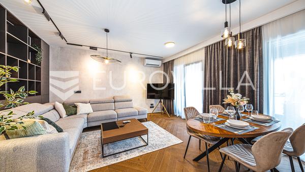 Zagreb, Črnomerec, designer three-room apartment with 83 m² and a garage parking spot