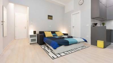 Zagreb, CENTAR, studio apartman 28 m² s dvorište, na korištenje