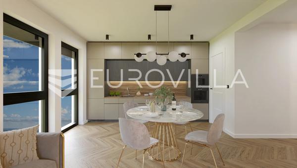 Dugo Selo, egy vonzó 4 szobás lakás terasszal, 85 m², új építésű.