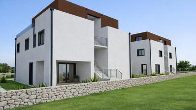Brodarica, NIEUWBOUW, prachtig tweekamerappartement, 81,2 m²