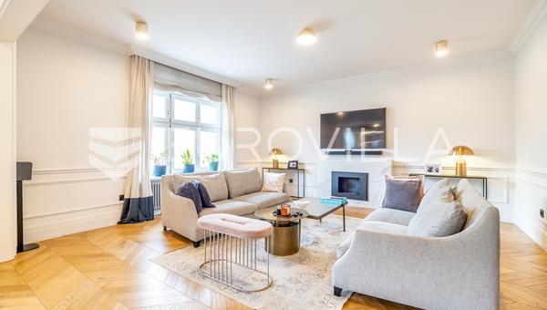 Zagreb, Centar, luksuzan četverosoban stan 145 m² s parkingom