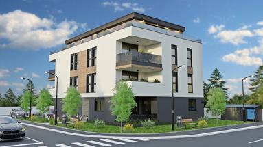 Dugo Selo, egy vonzó 4 szobás lakás terasszal, 85 m², új építésű.