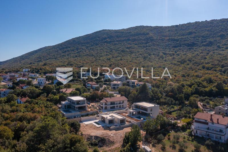 Labin, Drenje, moderna vila s bazenom i otvorenim pogledom na more - 55