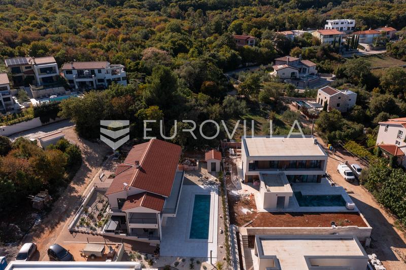 Labin, Drenje, moderna vila s bazenom i otvorenim pogledom na more - 54