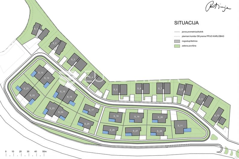 Karlobag, Cesarica, projesi olan arsa, 624 m² - 14