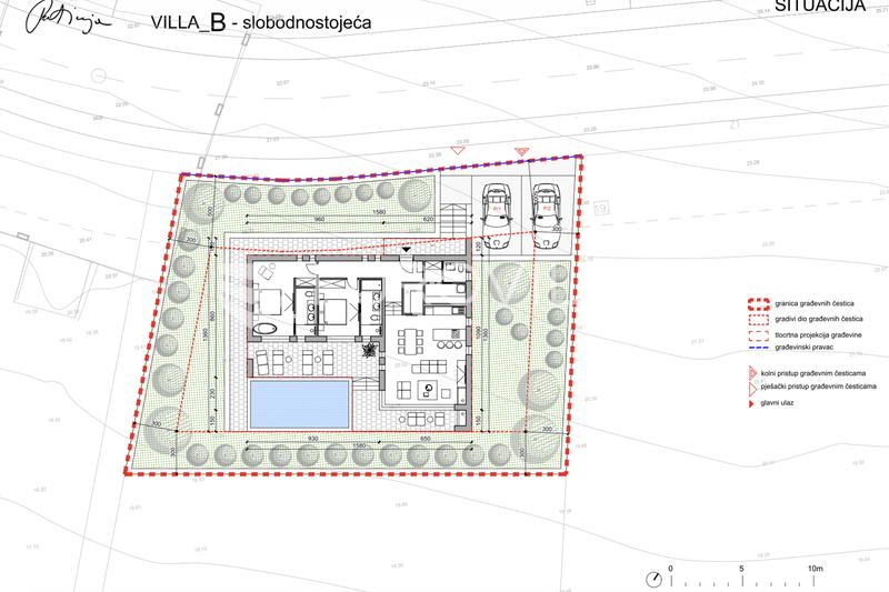 Karlobag, Cesarica, projesi olan arsa, 624 m² - 16