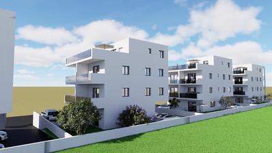 Trogir, dvosoban stan u prizemlju neto korisne površine 47,23 m², S1 Objekt 1
