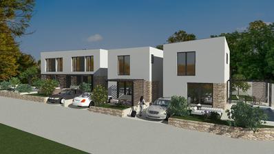 Istra, Tar, novogradnja - kuća u nizu 93,92 m2 800m od mora