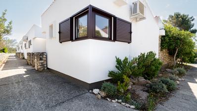 Pag, Kolanjski Gajac, ugaona kuća za odmor u nizu, 150 m od mora, B2, 109, 7