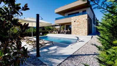Ístria, Marčana, moradia moderna com piscina e oásis de bem-estar.