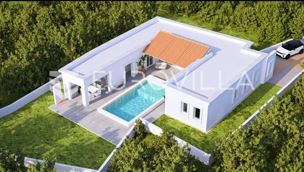 Zadar, Ninski stanovi, moderna casa con piscina en una ubicación tranquila