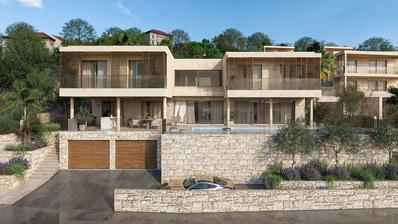 Trogir, Ciovo, moderní vila s bazénem blízko moře