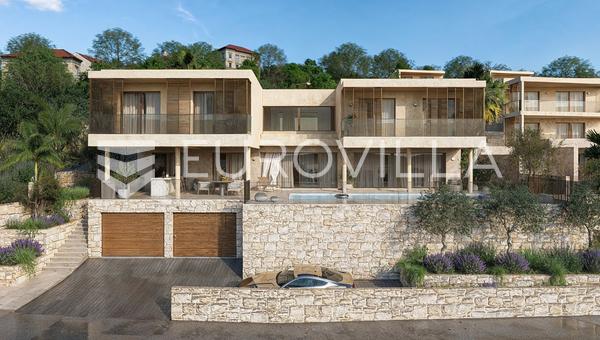 Trogir, Ciovo, moderne villa med swimmingpool nær havet