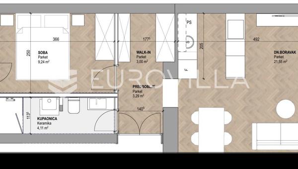 Zagreb, Martinovka, Fully Renovated One-Bedroom Apartment, 43.50 m², with Balcony