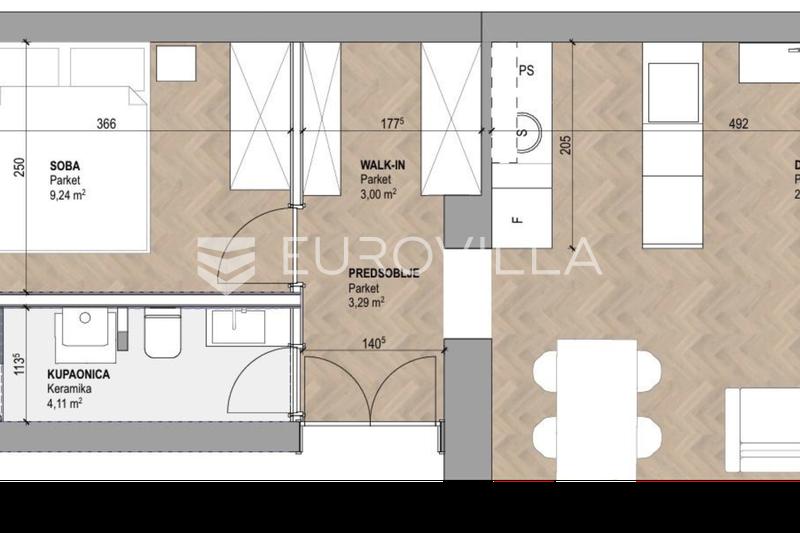 Zagreb, Martinovka, Fully Renovated One-Bedroom Apartment, 43.50 m², with Balcony