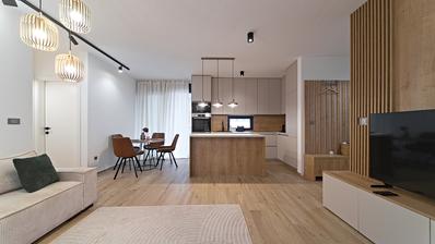 Osijek, Retfala, apartamento de três quartos mobilado em construção nova no 1º andar com elevador, estacionamento