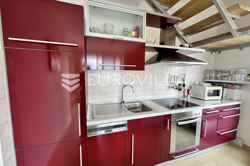 Istria, Novigrad, Atraktívny mezonetový apartmán s výhľadom na more a spoločným bazénom - 5