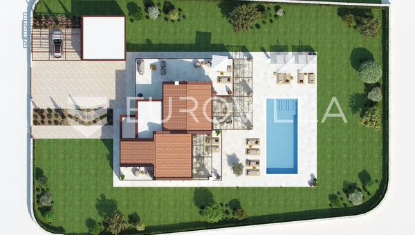 İstria, Svetvincenat, seçkin konumda 1486 m2 cazip inşaat arazisi