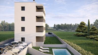 Istra, Tar, dvosoban stan s terasom na 3. katu 61.58 m², pogled more 2 parkirna mjesta