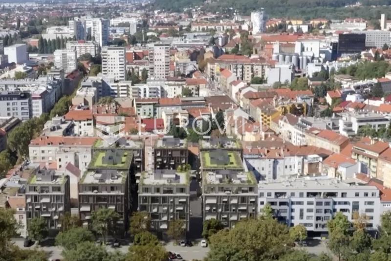Zagreb, Crnomerec, yeni yapı, loggia ve balkonlu iki odalı daire, garaj park yeri - 4