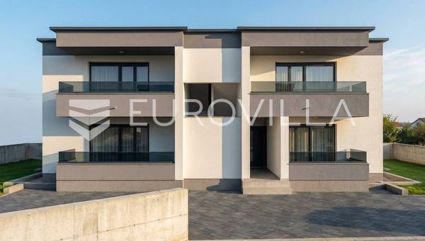 Rab, Kampor, Novogradnja, Dvosoban stan dnevni boravak parking 63 m²
