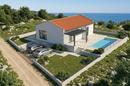 Istria, Peruški, casa sin terminar con piscina y vistas panorámicas al mar - 1