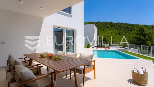 Podstrana, villa di lusso con area benessere e fitness privata e vista mare
