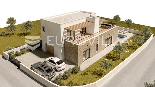 Vodice, NUEVA CONSTRUCCIÓN, casa con piscina, 176,40 m²
