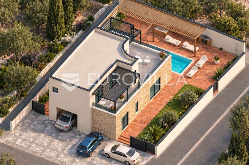 Vodice, moderna obiteljska kuća s bazenom, 176,40 m² - 3