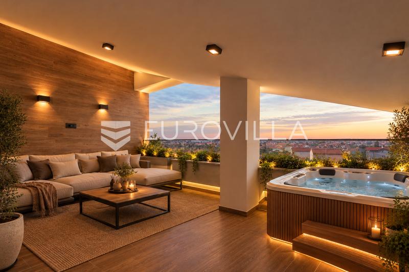 Istra, Fažana, Premium dvoetažni penthouse stan, Pogled more, Novogradnja 2026. - 1