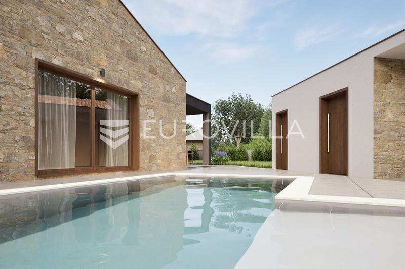 Istrien, Gegend Barban - Modernes Steinhaus mit Swimmingpool - 3