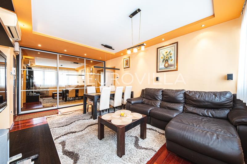Zagreb, Trnje, voll möblierte Dreizimmerwohnung mit Loggia, 68,94 m² - 2