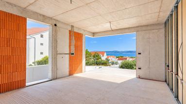 Brac, Supetar, apartamento de dos dormitorios en el primer piso con vistas al mar