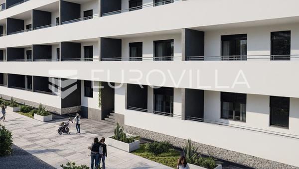 Zagreb, Siget, 80 m²'lik çekici, garajlı üç odalı daire, YENİ BİNA
