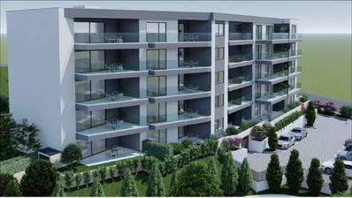 Makarska, nuova costruzione, appartamento bilocale con vista mare