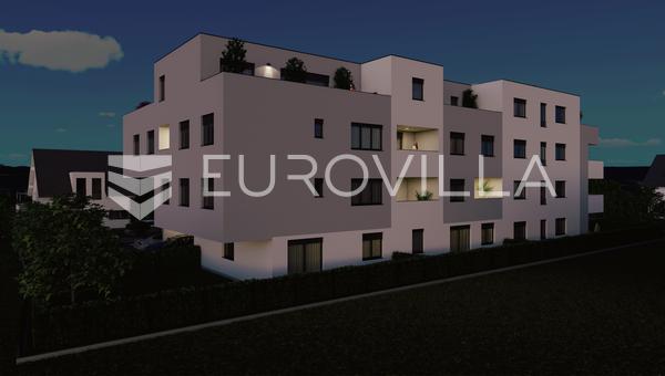 Zagreb, Trnava, en trerumslägenhet i ett utmärkt nybygge på 59 m2