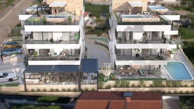 Pag, Povljana, dvosoban stan 60 m od mora, 84,03 m²