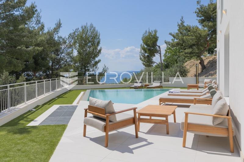 Podstrana, luxe villa met panoramisch uitzicht op zee - 29