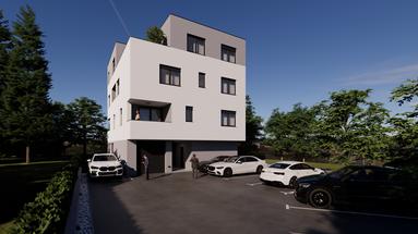 Zagreb, Trnava, 33 m²'lik yeni bir binada çekici tek odalı daire