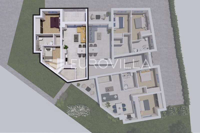 Istria, Peroj, kvalitet to-roms leilighet i nybygg med garasje i rolig beliggenhet - 2