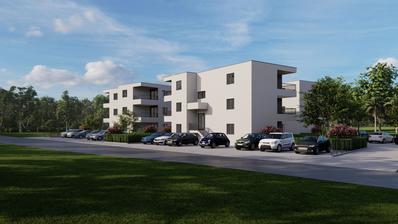 Sibenik, gelijkvloers appartement met terras, tuin en parkeerplaats, 66,42 m²