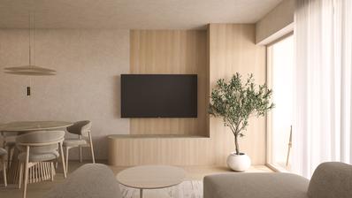 Istra, Umag, Green Tower Residence, dvosoban apartman s terasom na 5. katu